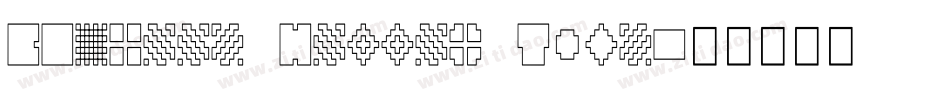 Cartoon Hollow Thin字体转换